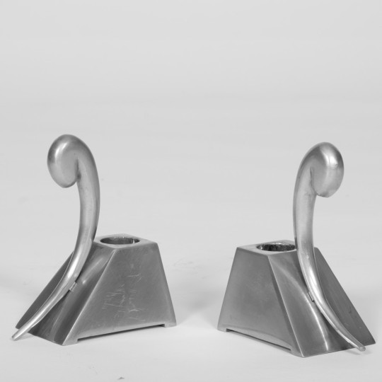 Paire de bougeoirs Mélusine par Kristian Gavoile pour Ardi, 1991 - 