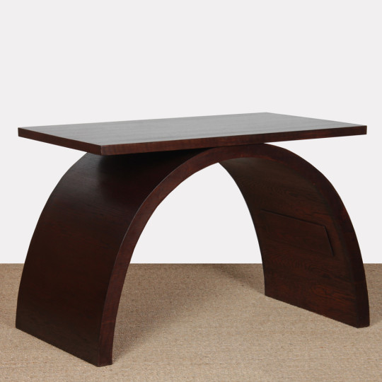 Table basse/d'appoint en chêne, travail français des années 1930 - 