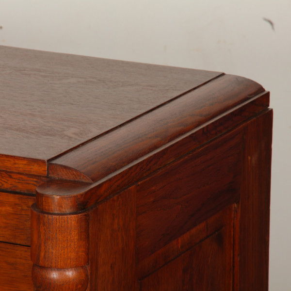 Oak sideboard in the style of Charles Dudouyt, 1940 - 