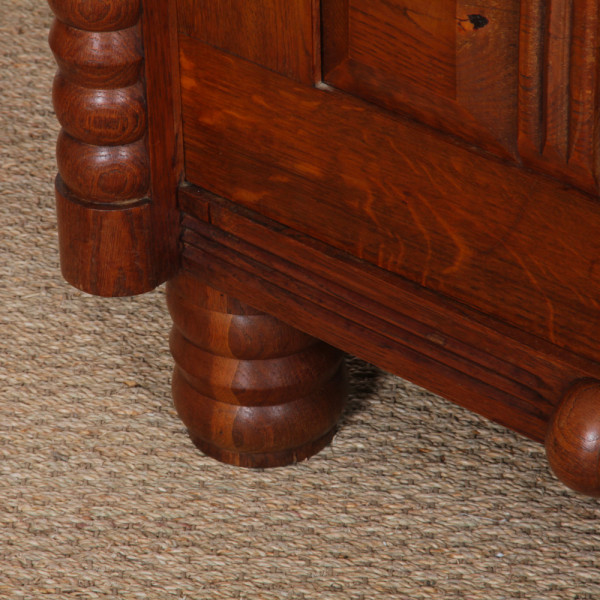 Oak sideboard in the style of Charles Dudouyt, 1940 - 