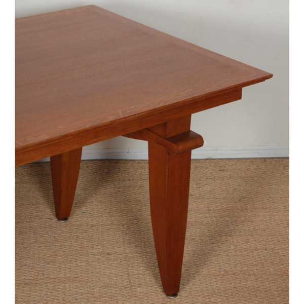 Oak dining table, French craftsmanship from the 1940s - 