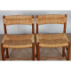 Paire de chaises modèle Dordogne, édition Sentou, 1950 - 