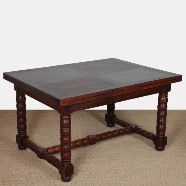 Table de repas extensible, travail français des années 1940 - 