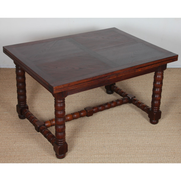 Table de repas extensible, travail français des années 1940 - 
