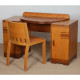 Coiffeuse/bureau en bois, travail anglais datant des années 1930 - 
