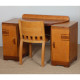 Coiffeuse/bureau en bois, travail anglais datant des années 1930 - 