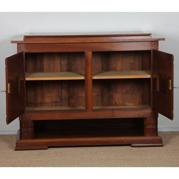 Walnut sideboard in the style of Charles Dudouyt, 1940 - 