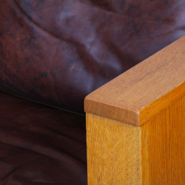 Paire de fauteuils cubiques, seconde moitié du XXe siècle - 