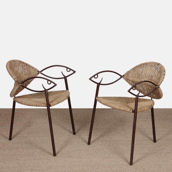 A pair of chairs by Jean-Marie Lascelles-Lloyd, 1999 - 