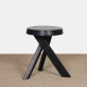 Tabouret en orme par Pierre Chapo, modèle S31, 1980 - 
