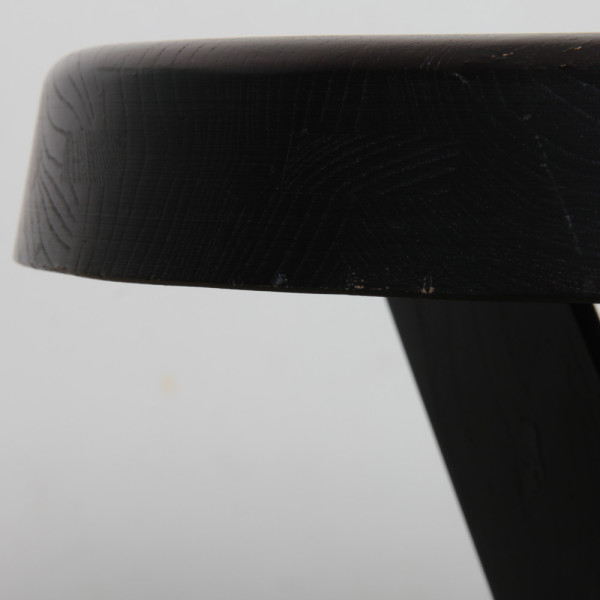 Tabouret en orme par Pierre Chapo, modèle S31, 1980 - 