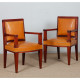 Set of four oak armchairs, French craftsmanship from the 1940s - 