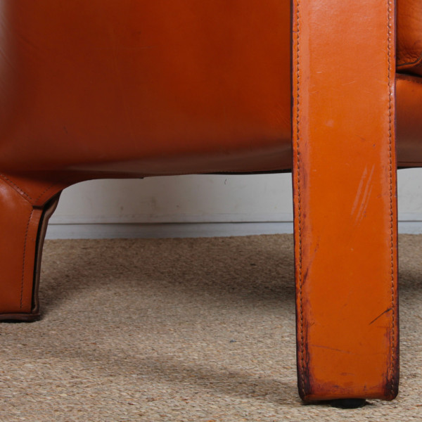 Fauteuil CAB 415 par Mario Bellini pour Cassina, 1970 - 