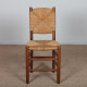 Set of 6 chairs, Bauche model no. 19, by Charlotte Perriand, 1950 - 