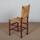 Série de 6 chaises, modèle Bauche n°19, par Charlotte Perriand, 1950 - 