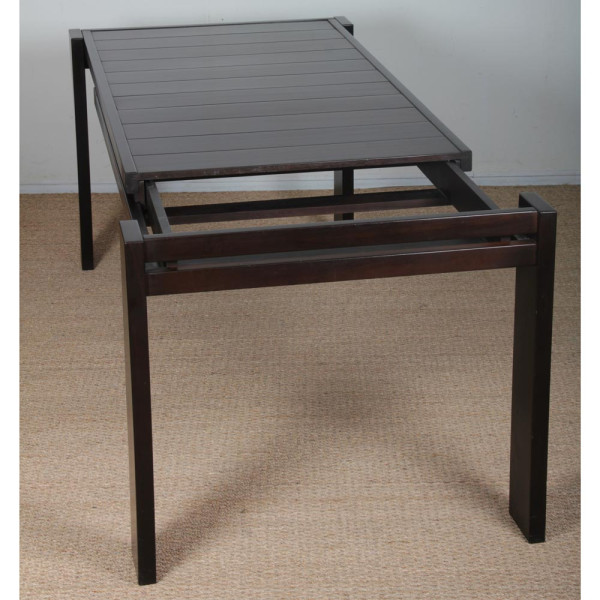 Wooden dining table in the style of Maison Regain, 1980 - 