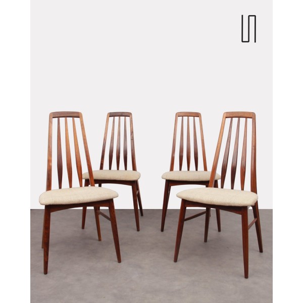 Set of 4 Scandinavian rosewood chairs by Niels Koefoed - Scandinavian design