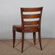 Set of six oak chairs in the style of Jean Pascaud, 1940 - 