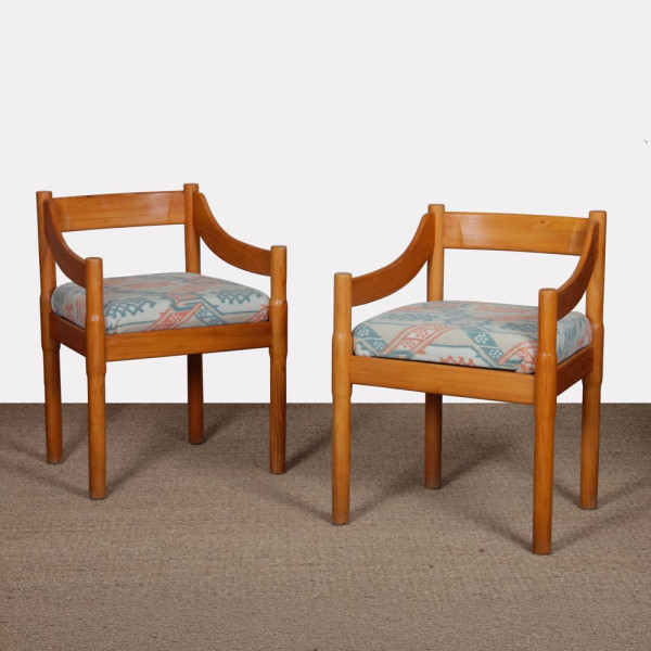 Paire de fauteuils Carimate par Vico Magistretti pour Cassina, 1960 - 