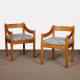 Pair of Carimate armchairs by Vico Magistretti for Cassina, 1960 - 