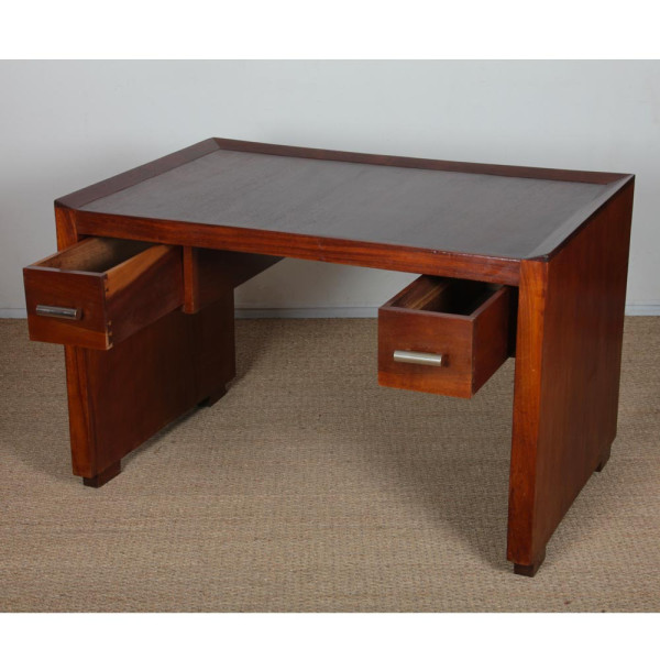 Wooden desk, a modernist piece from the 1930s - 