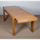 Elm dining table for Maison Regain, 1970s - French design