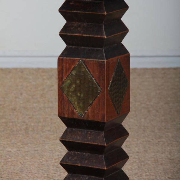 Table d'appoint/bout de canapé en bois des années 1940 - 