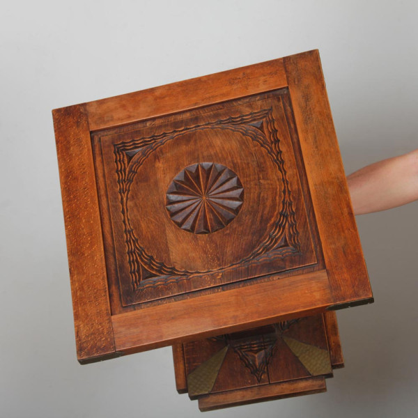 1940s wooden side table/end table - 