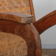 Rattan armchair in the style of Francis Jourdain, 1930 - 