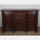 Oak and brass sideboard in the style of Charles Dudouyt, 1940 - 