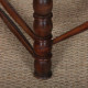 Fauteuil paillé en bois massif, travail français des années 1950 - 