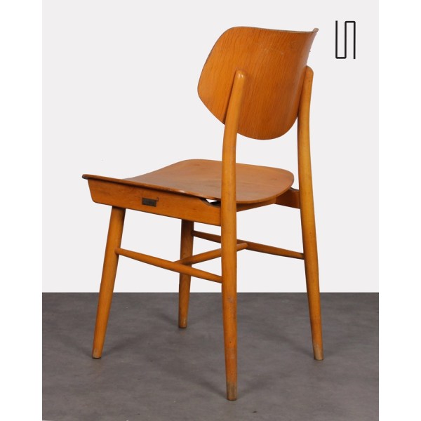 Suite de 6 chaises vintage pour Ton, design tchèque, 1960 - Design d'Europe de l'Est