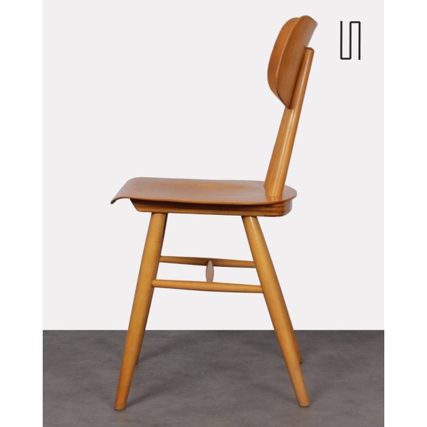 Suite de 4 chaises d'Europe de l'Est pour Ton, 1960 - Design d'Europe de l'Est