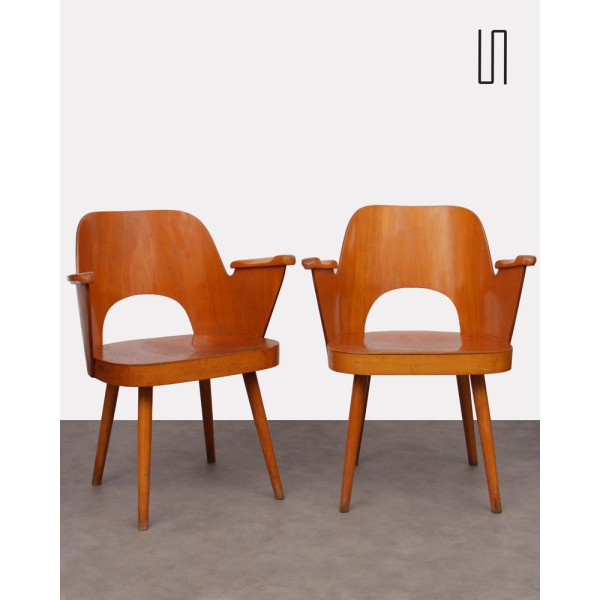 Paire de fauteuils par Lubomir Hofmann pour Ton, 1960 - 