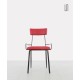 Paire de chaises rouges en métal, Europe de l'Est, 1950 - Design d'Europe de l'Est