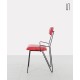 Paire de chaises rouges en métal, Europe de l'Est, 1950 - Design d'Europe de l'Est