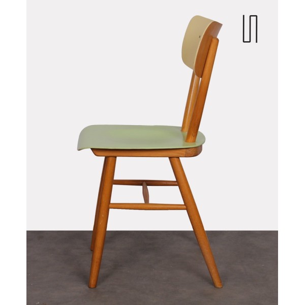 Suite de 4 chaises vintage éditée par Ton, 1960 - Design d'Europe de l'Est