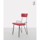 Paire de chaises rouges en métal, Europe de l'Est, 1950 - Design d'Europe de l'Est