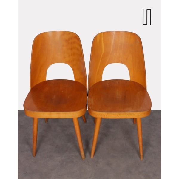 Paire de chaises vintage par Oswald Haerdtl, 1960 - Design d'Europe de l'Est