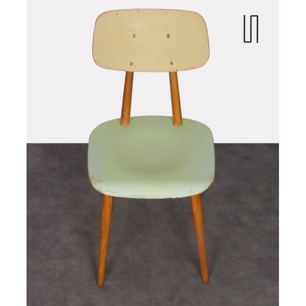 Suite de 3 chaises vintage pour Ton, 1960 - Design d'Europe de l'Est