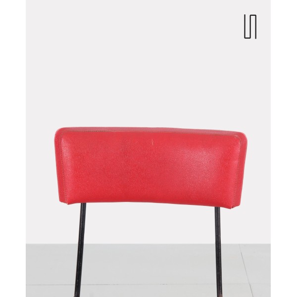 Pair of red metal chairs, Eastern Europe, 1950s - Eastern Europe design