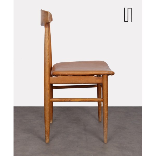 Suite de 4 chaises vintage en bois, 1960 - Design Scandinave