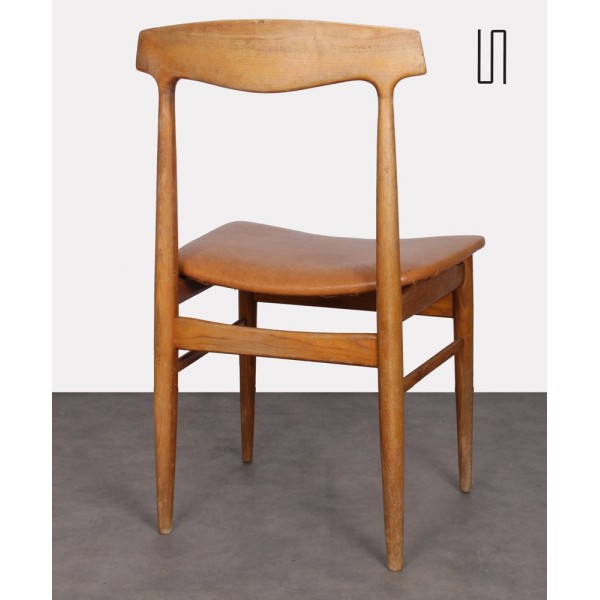 Suite de 4 chaises vintage en bois, 1960 - Design Scandinave