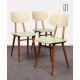 Suite de 3 chaises tchèques pour le fabricant Ton, 1960 - Design d'Europe de l'Est