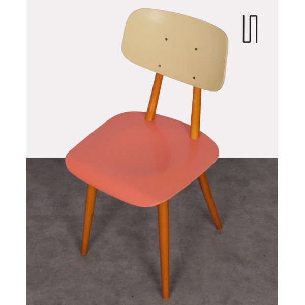Side chair produced by the Czech manufacturer Ton, 1960s - Eastern Europe design