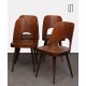 Suite de 4 chaises vintage par Oswald Haerdtl pour Ton, 1960 - Design d'Europe de l'Est