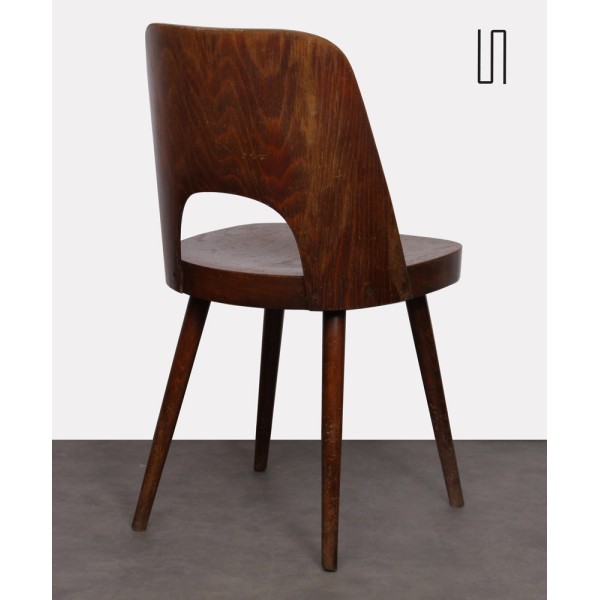 Ensemble de 4 chaises en bois dessinées par Oswald Haerdtl, 1960 - Design d'Europe de l'Est