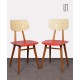 Paire de chaises rouges pour le fabricant Ton, 1960 - Design d'Europe de l'Est