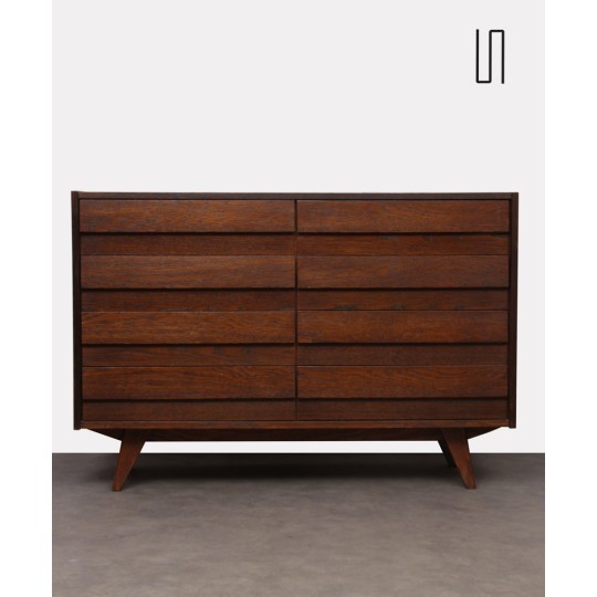 Vintage chest of drawers, model U-453, by Jiri Jiroutek, 1960s