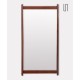 Rectangular teak mirror, vintage Scandinavian design, 1960s - Scandinavian design